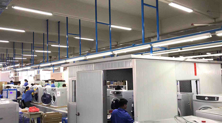 金環(huán)電器如何保證客戶收到的滾筒干衣機運行時無異響？