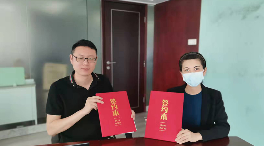 祝賀！金環(huán)電器與寧波某品牌電商客戶再次合作，簽約成功！