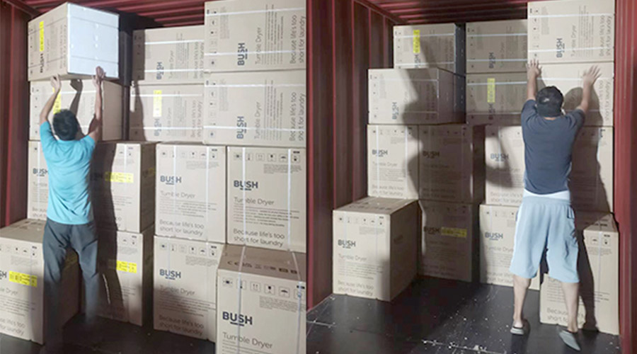 各司其職合力做好英國(guó)Argos客戶(hù)衣物烘干機(jī)出貨任務(wù)！